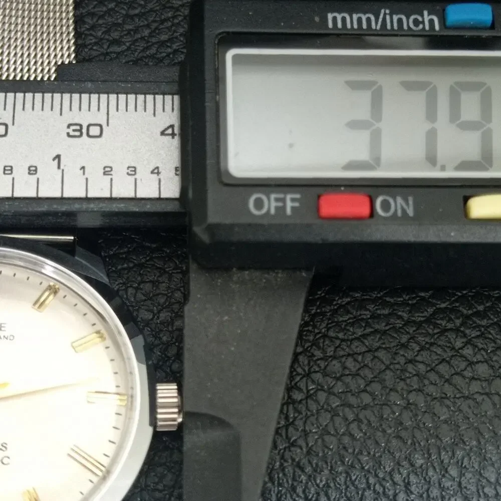 Vintage 1984 Montine Of Switzerland Manual Mens Silver Watch W/Steel Strap